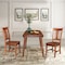 International Concepts 42 in. Solid Wood Round Dual Drop Leaf Dining Table with 2 Chairs in Distressed Oak K42-42DL-C10-2 - alternate 3